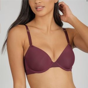 LIVELY brand “The T-Shirt Bra” in Plum - size 32D